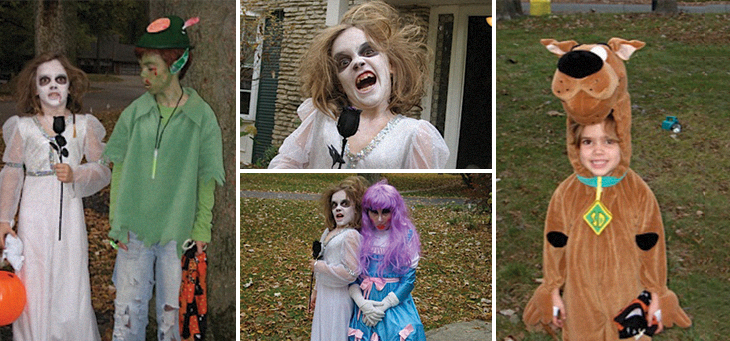 bob johnson kids trick or treating